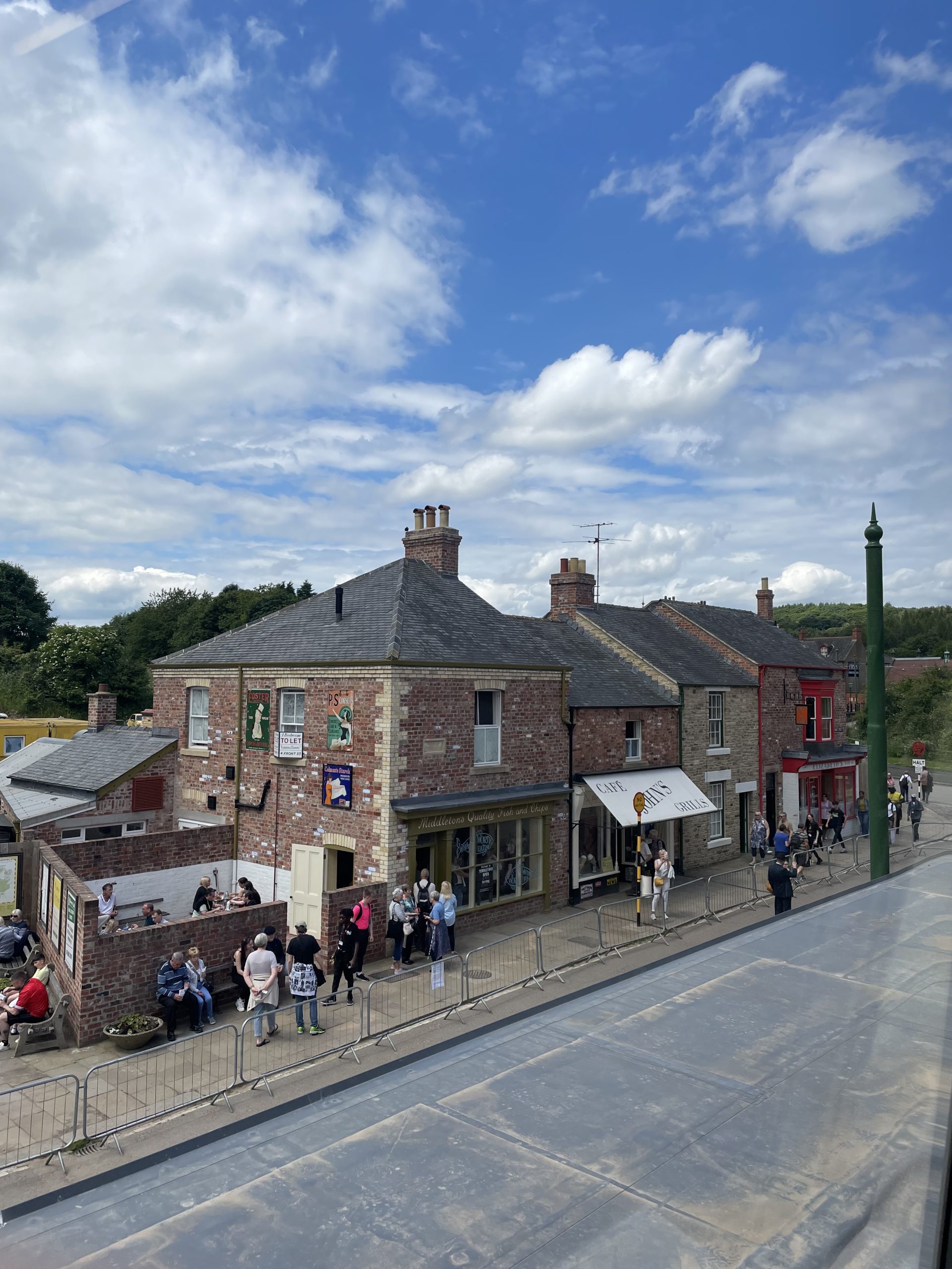 1950s style street at Beamish Museum