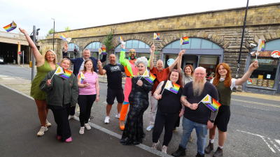 Lumo guest presenters Danni Delonco and Mutha Tucka are joined by Peter Darrant from Pride in Gateshead with just some of the many independent business owners from the bars, cafes and shops based in and near the railway arches on Wellington Street and Hymers Court.