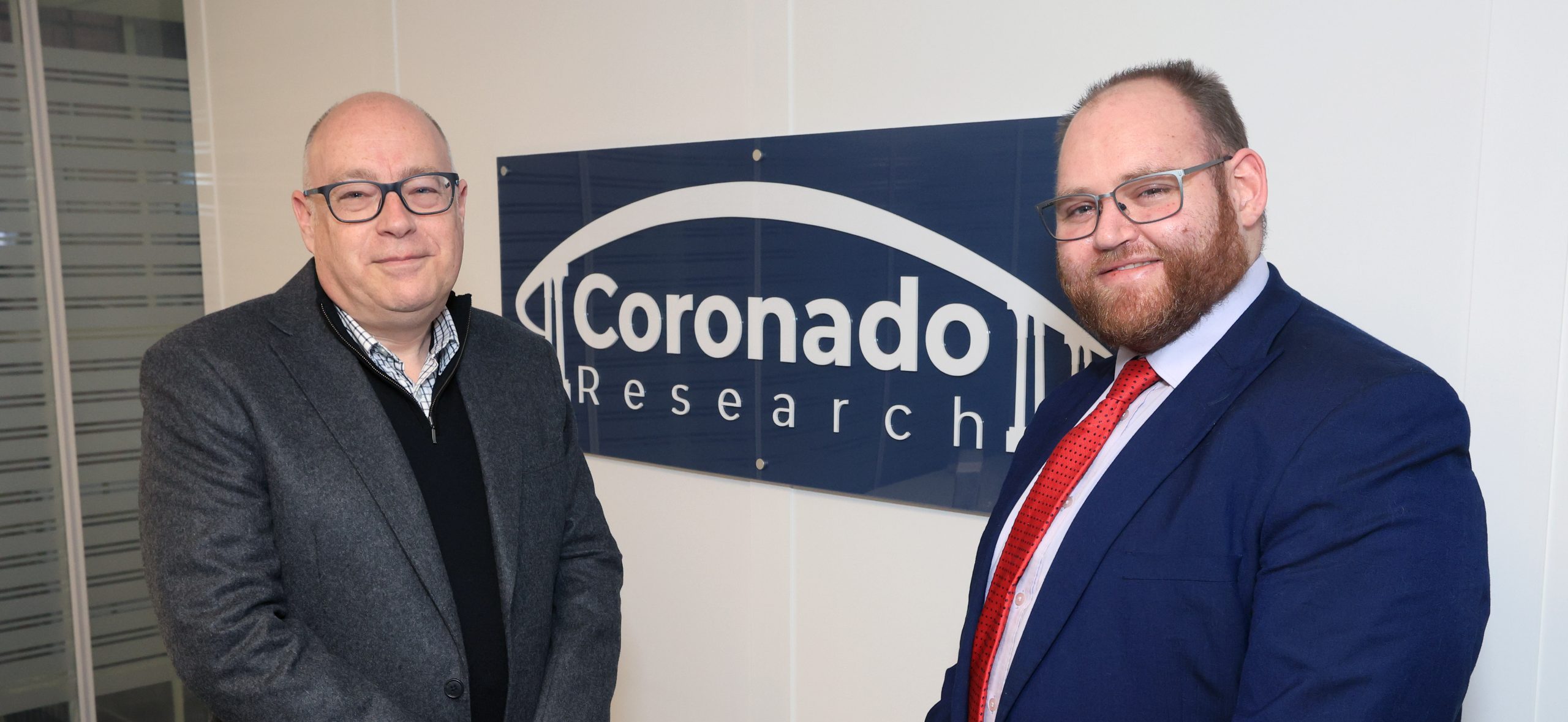 Andrew and Cllr Dan in front of Coronado sign